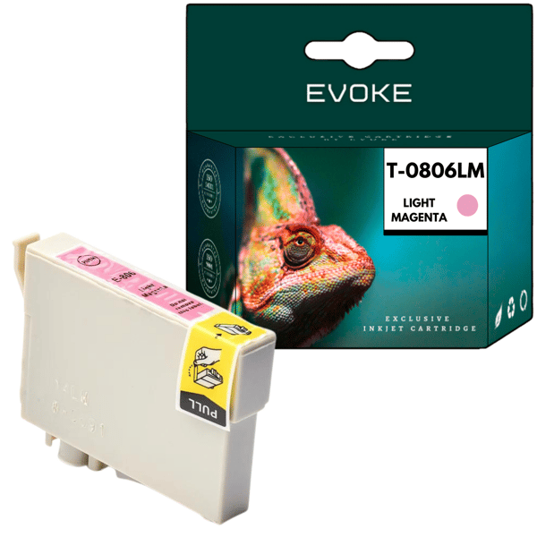 Bläckpatron för Epson 806 ljusröd light magenta 14 ml 470 sidor
