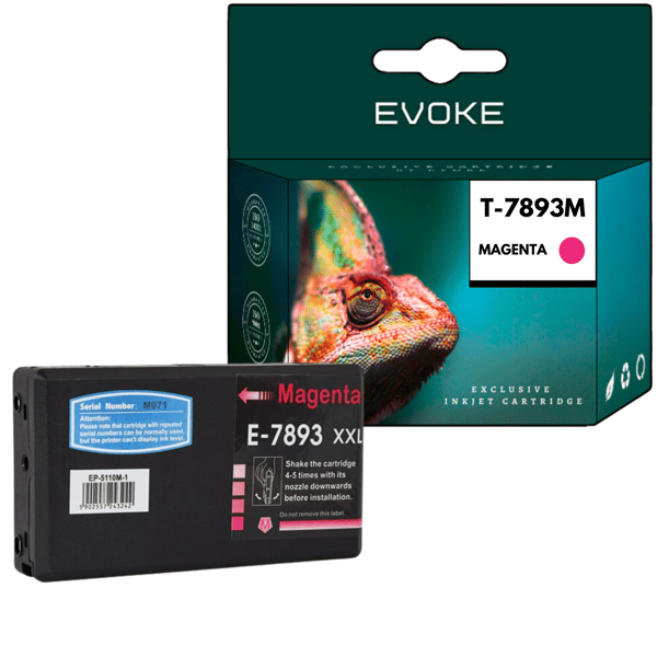 Bläckpatron för Epson 5110M röd (magenta) | 36 ml | 4210 sidor