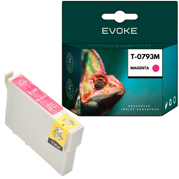 Bläckpatron för Epson 793 röd (magenta) | 18 ml | 760 sidor