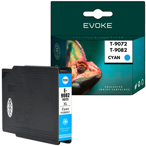 Bläckpatron för Epson T9072 blå (cyan) | 90 ml | 7000 sidor