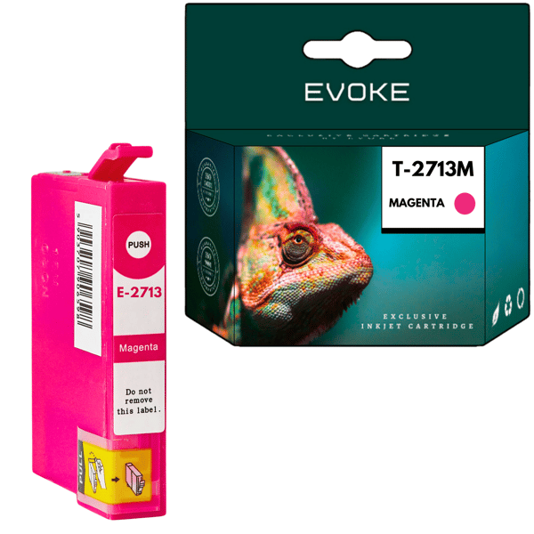 Bläckpatron för Epson 2713 röd (magenta) | 15 ml | 1580 sidor