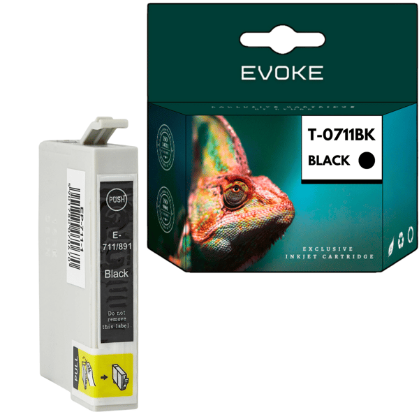 Bläckpatron för Epson 711 svart (black) | 15 ml | 630 sidor