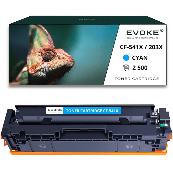 Tonerpatron för HP CF541X / Canon CRG054H blå | 2500 sidor