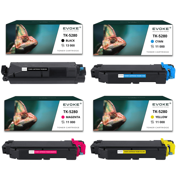 4x Tonerpatron för Kyocera TK-5280 | CMYK TK5280