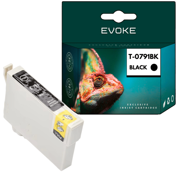 Bläckpatron för Epson 791 svart (black) | 18 ml | 760 sidor