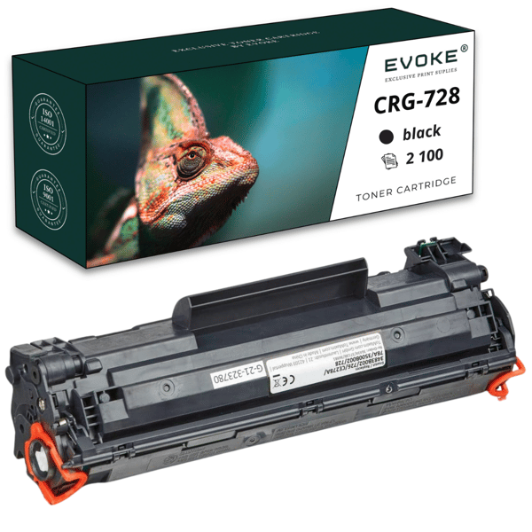 Tonerpatron för Canon CRG-728 svart | 2100 sidor | CRG-728