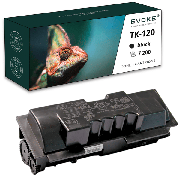 Tonerpatron för Kyocera TK-120 svart | 7200 sidor | TK120