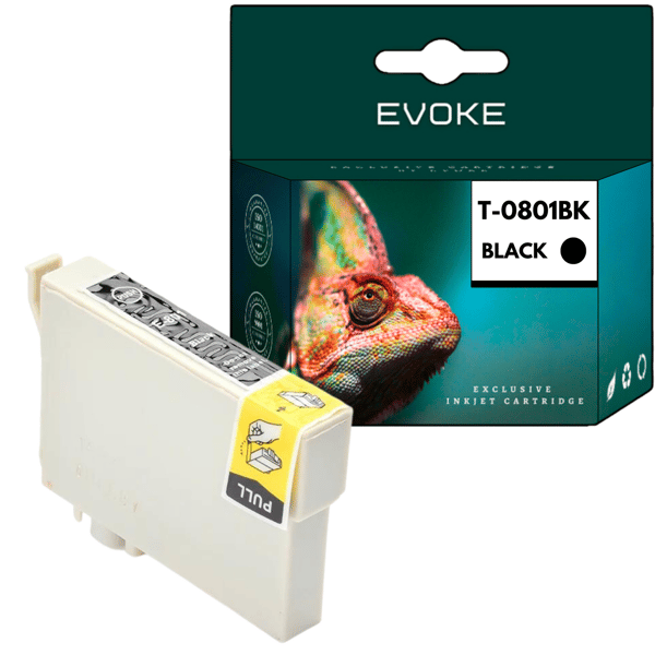 Bläckpatron för Epson 801 svart (black) | 15 ml | 500 sidor