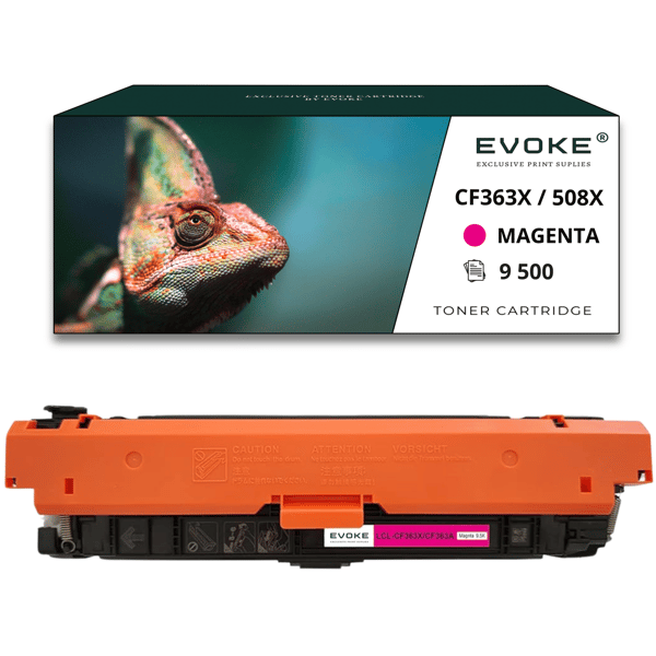 Tonerpatron för HP CF363X röd | 9500 sidor | 508X