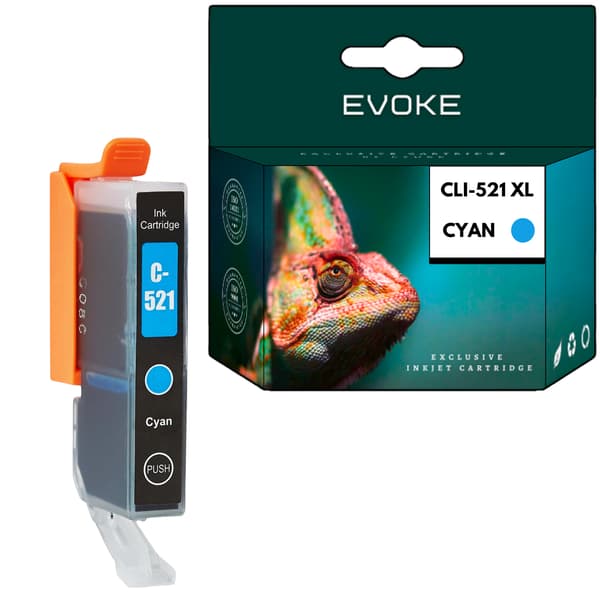 Bläckpatron för Canon 521C blå (cyan) | 10,5 ml | 510 sidor
