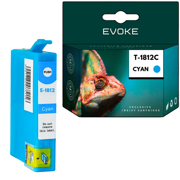 Bläckpatron för Epson 1812 blå (cyan) | 15 ml | 810 sidor
