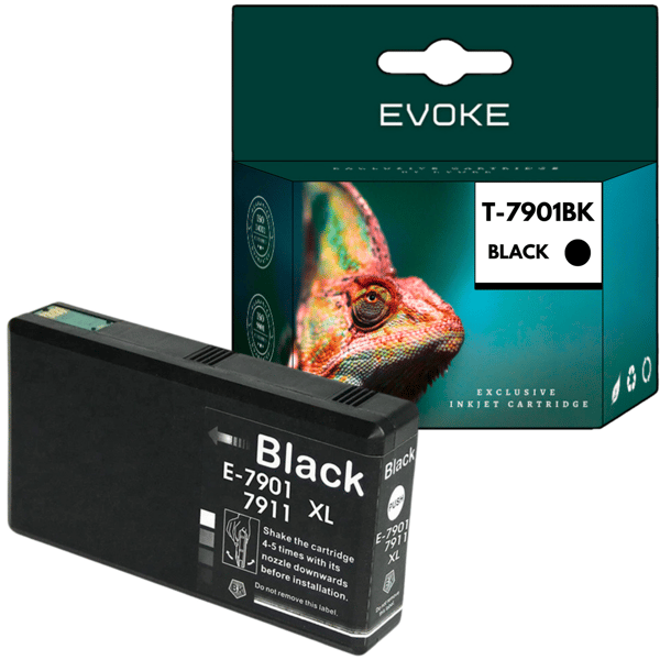 Bläckpatron för Epson T7901 svart (black) | 50 ml | 2600 sidor