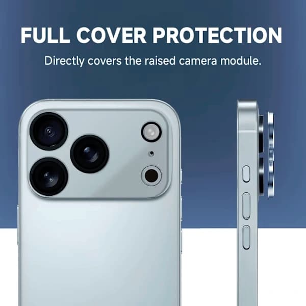 2-Pack iPhone 18 Pro Max Kameralinsskydd Härdat glas Transparent