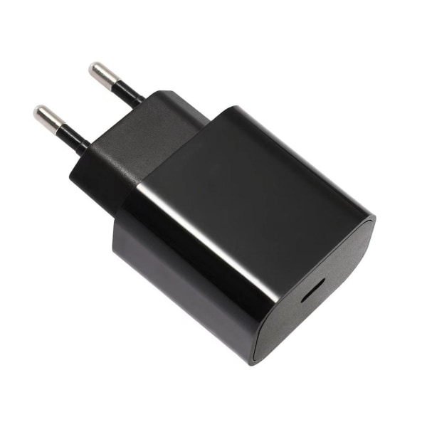 20W USB-C PD snabbladdare för iPhone 11/12/13/14/15 Svart