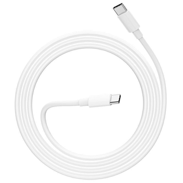 2M USB-C till USB-C-kabel för iPhone 15/Plus/Pro/Pro Max Vit