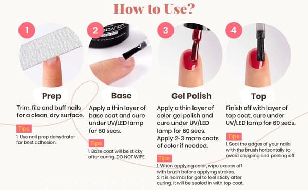 6 st 8,5 ml Gel Nagellack Set Set # 18 one size