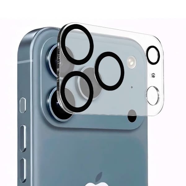 2-Pack iPhone 17 Pro Kameralinsskydd Härdat glas Transparent