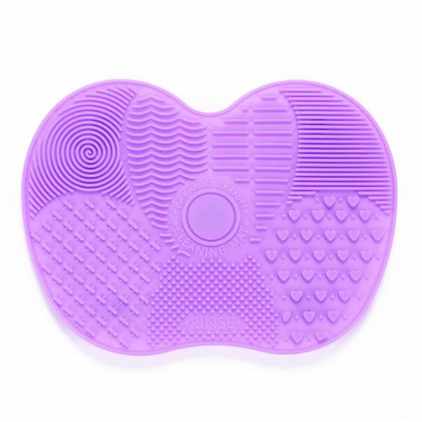 Rengöring Mattor för makeupborste i silikon Purple one size