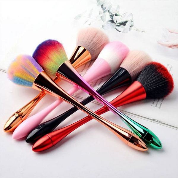 Nail Art Brush För Manikyr & Skönhetsborste Blush Powder Rose gold Multi one size