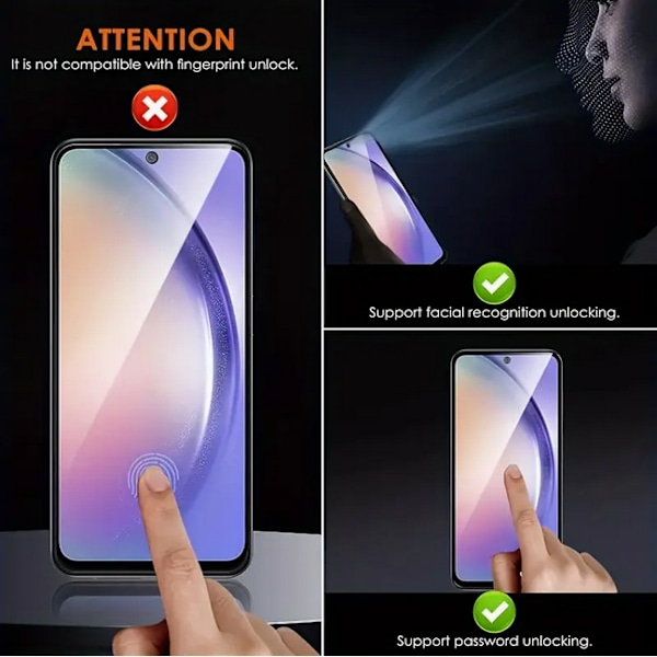 [2-PACK] Samsung Galaxy S25 Plus Privacy Skärmskydd