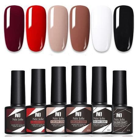 6 st 8,5 ml Gel Nagellack Set Set # 43 one size
