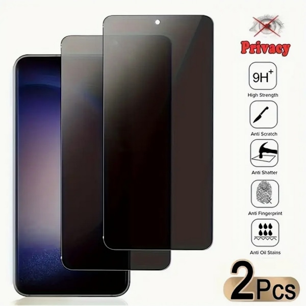 [2-PACK] Samsung Galaxy S25 Plus Privacy Skärmskydd