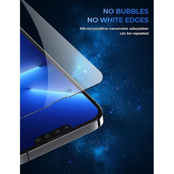2-pack iPhone 13 Pro Max Privacy skärmskydd Akryl