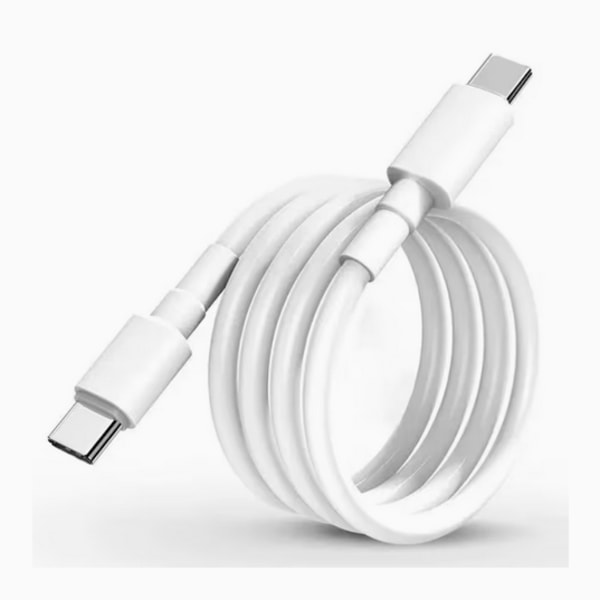 Laddare för iphone 15/16 Series Snabbladdare 20W USB-C Adapter + Kabel 1M Vit