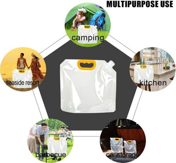 5-pack Multi-grain matförvaringspåsar Transparent 1L