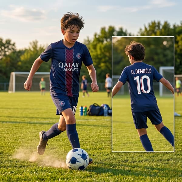 Paris Saint-Germain fodboldtrøje sæt til børn og unge 2025/2026