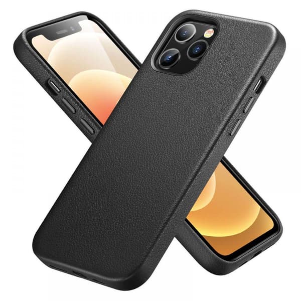 IPHONE 12 PRO/ 11 Pro MAX ESR METRO LÆDER/gennemsigtig COVER - SORT