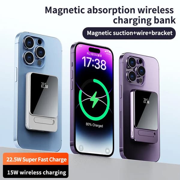 Magnetisk powerbank för iPhone