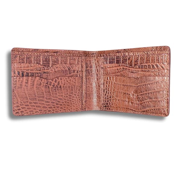 Luksuriøs Alligator Bifold-lommebok
