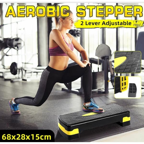 Højdejusterbar step bænk
