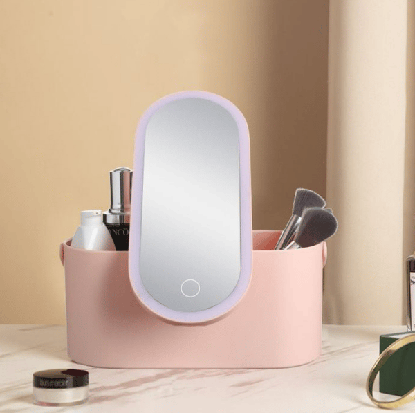 360° roterbar USB multifunktionell sminklåda