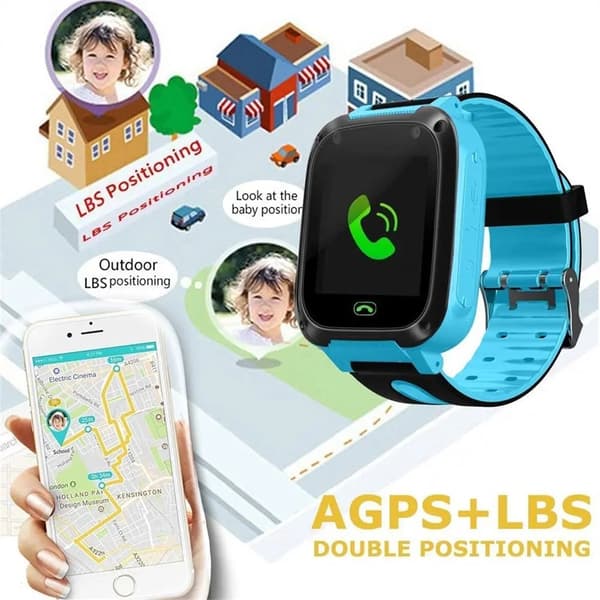 Älykello lapsille LBS/GPS SIM-kortti