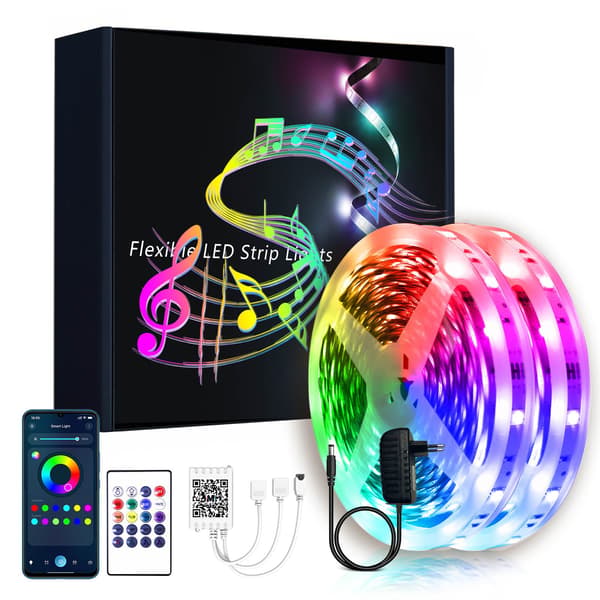 Smart LED Lightstrip med Fjernbetjening
