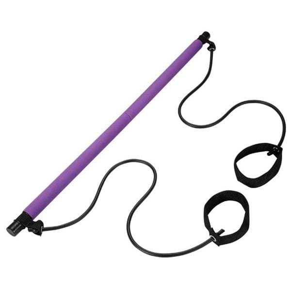 Pilatesstangsett - Motstandsbånd - rosa