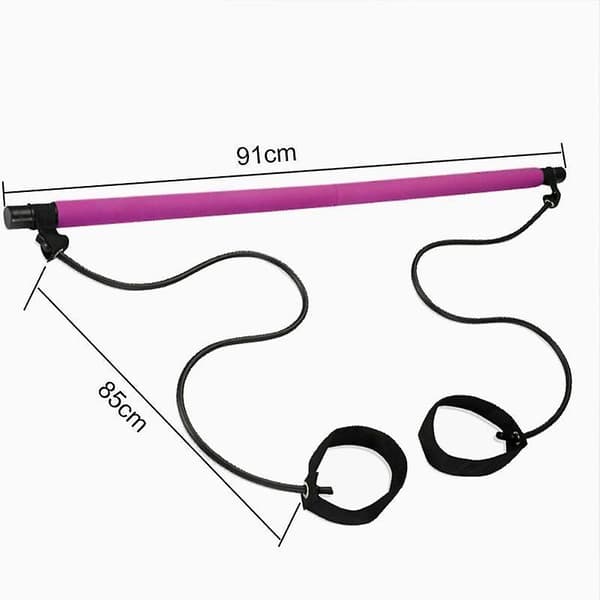 Pilates Bar Kit- Resistance Band-lyserød