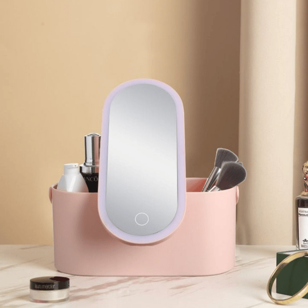 360° roterbar USB multifunktionell sminklåda