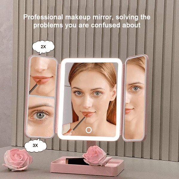 Hollywood trifold make up spejl