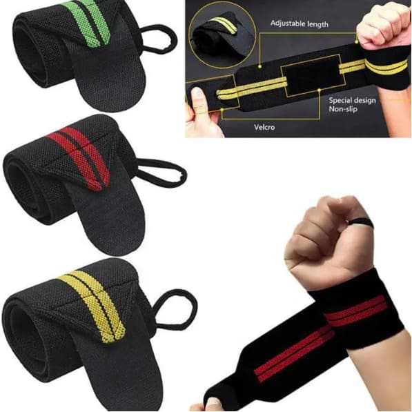 Handledsstödsbandage (svart/rött)