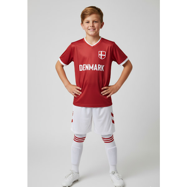 Fodboldtrøjer sæt til børn og unge-Danmark