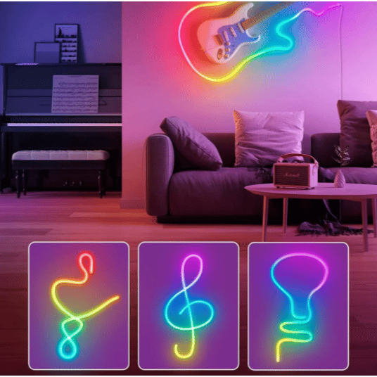 Neon LED-remsa - 5 M bluetooth 720 lysdioder