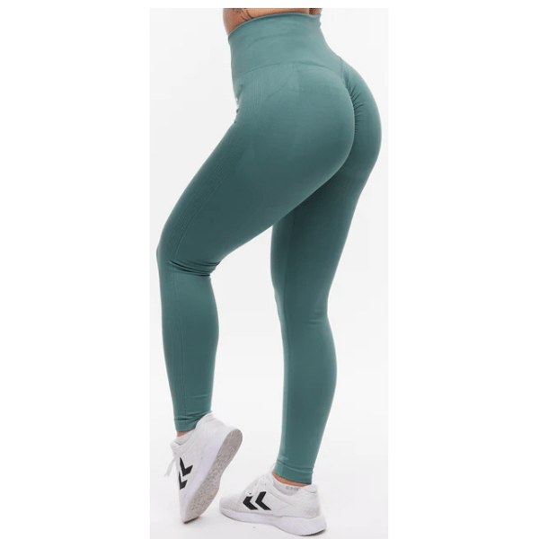 Supersmarte scrunch-leggings med V-form