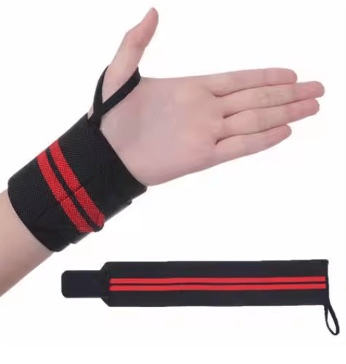 Handledsstödsbandage (svart/rött)