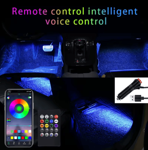 LED interiørbelysning bil 5V 5050 RGB
