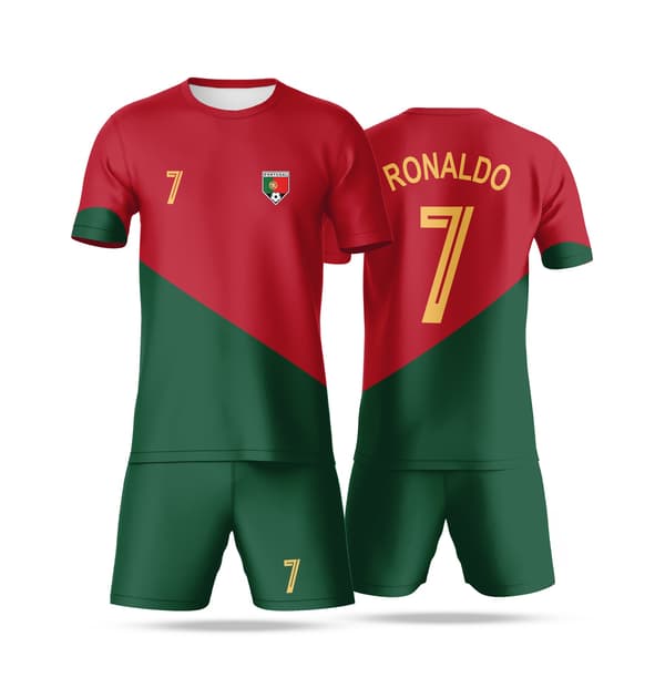 Fodboldtrøjer sæt til børn og unge-Portugal