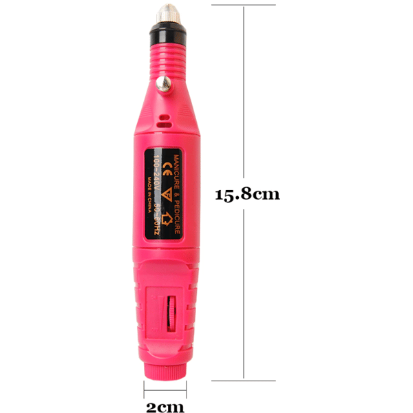 Salon Shaper elektrisk neglefil med 6 bits