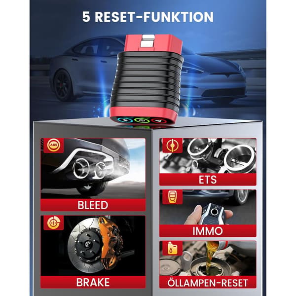 thinkcar OBD2 Bluetooth-adapter, BD6 OBD2-diagnoseenhet med all systemdiagnostikk